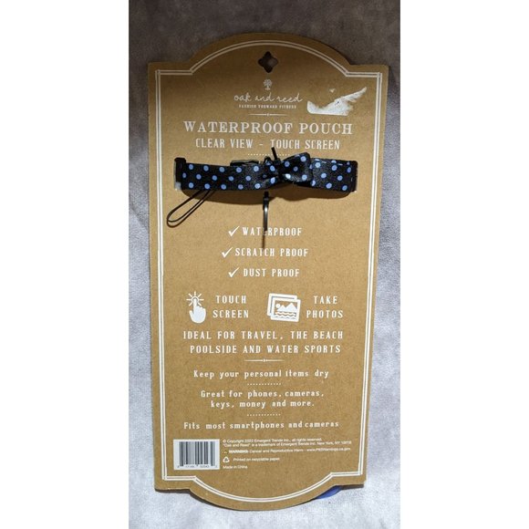 Oak And Reed Waterproof Clear View Cell Phone Pouch - Picture 2 of 2